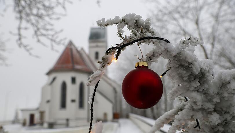 Nur wenige Menschen konnten Heiligabend im Schnee feiern.