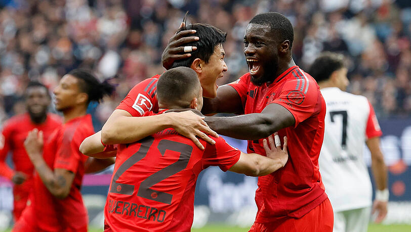 Erzielte das 2:2 für den FC Bayern: Innenverteidiger Dayot Upamecano. Erzielte das 2:2 für den FC Bayern: Innenverteidiger Dayot Upamecano.