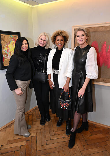 Jola Zorc, Sibylle Sch&ouml;n (Aigner), Arabella Kiesbauer und Stephanie Gr&auml;fin Bruges von Pfuel