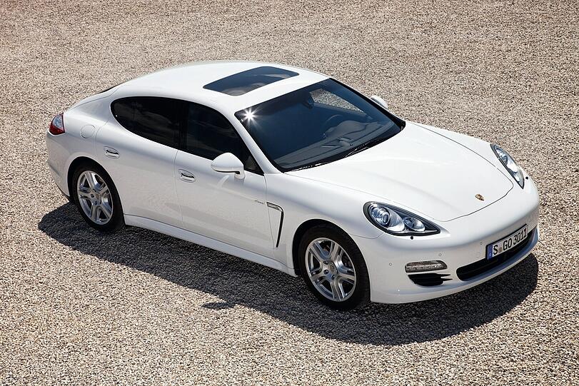 Eine ordentliche Portion Auto &ndash; dank Diesel mit relativ niedrigem Verbrauch: Der Porsche Panamera.