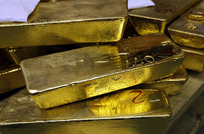 Goldbarren (Symbolbild)