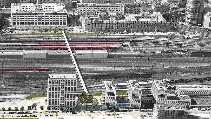 Bis Ende 2020 soll die neue Brücke fertiggestellt sein. Bis Ende 2020 soll die neue Brücke fertiggestellt sein.