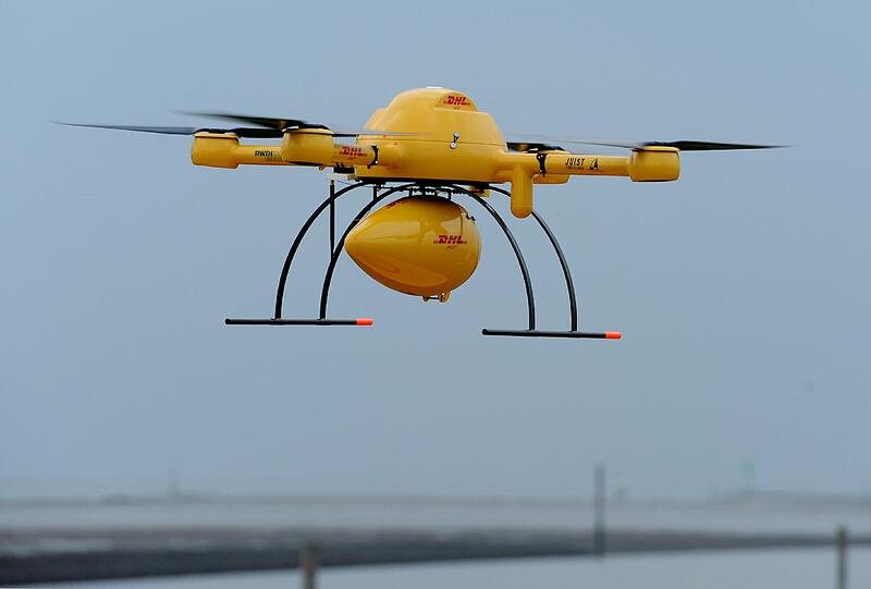 Die Deutsche Post will die Minihubschrauber  nur an schwer zugänglichen Orte wie Inseln oder Bergregionen einsetzen.