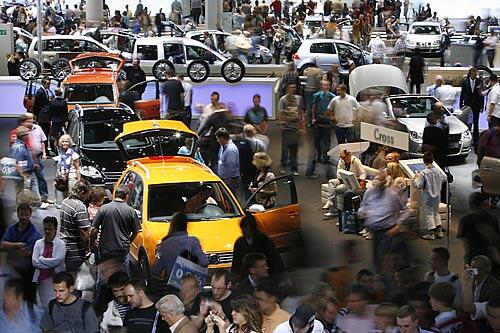 Besucherandrang auf der IAA.