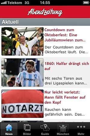 News: Das ist die Startseite der AZ-iPhone App. Hier finden Sie im raschen Überblick alles, was gerade wichtig ist. Von Sport über das lokale Geschehen bis hin zu Weltnachrichten.