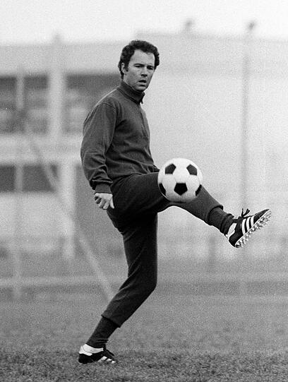 Beckenbauer war von 1970 bis 1977 Kapitän.