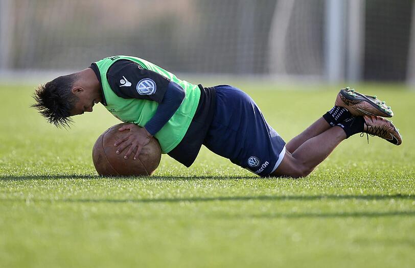 In der zweiten Einheit des ersten Trainingstages standen für den TSV 1860 ein Kraftzirkeltraining und Spielformen an.