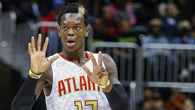 Auch Dennis Schröder konnte den Siegeszug der Golden State Warriors nicht stoppen. Auch Dennis Schröder konnte den Siegeszug der Golden State Warriors nicht stoppen.