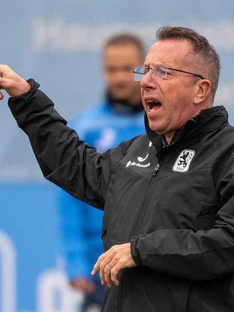 Trainer Markus Kauczinski hat mit den L&ouml;wen den bayrischen Landespokal verpasst. (Archivbild)