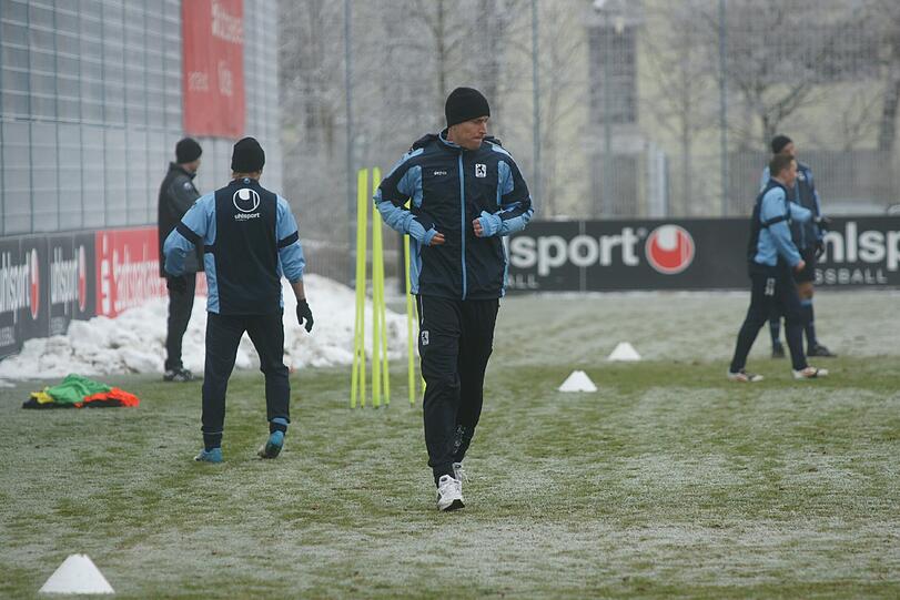 Der Neuzugang ist da: Rob Friend bei seinem ersten Training an der Grünwalder Straße am Donnerstag.