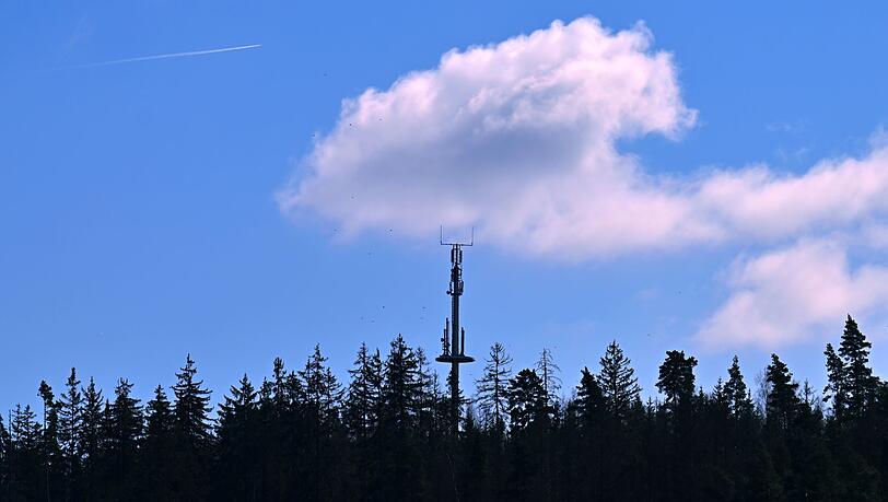 Hier gibt es Handynetz - anderswo fehlen hingegen noch Mobilfunkmasten im Wald, an Wiesen oder an Bauernhöfen. (Symbolbild)