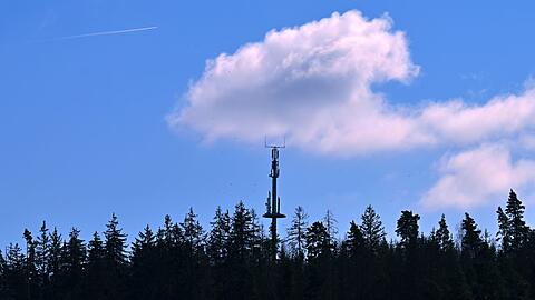Hier gibt es Handynetz - anderswo fehlen hingegen noch Mobilfunkmasten im Wald, an Wiesen oder an Bauernhöfen. (Symbolbild)