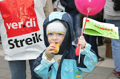 Ab Montag streiken die Erzieher in den städtischen Kindergärten. Die Gewerkschaft Ver.di will damit bessere Arbeitsbedingungen erkämpfen.