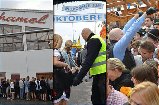 Hier gibt's die ersten Bilder vom Wiesn-Auftakt. Alles wartet auf den Anstich.
