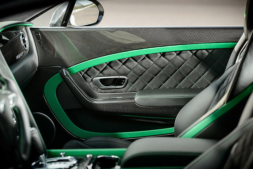 Das 282 625 Euro teure und 580 PS starke Bentley Continental GT3-R Coupé versteht sich als Straßenversion der jüngst aufgelegten Rennwagens auf Basis des Continental.