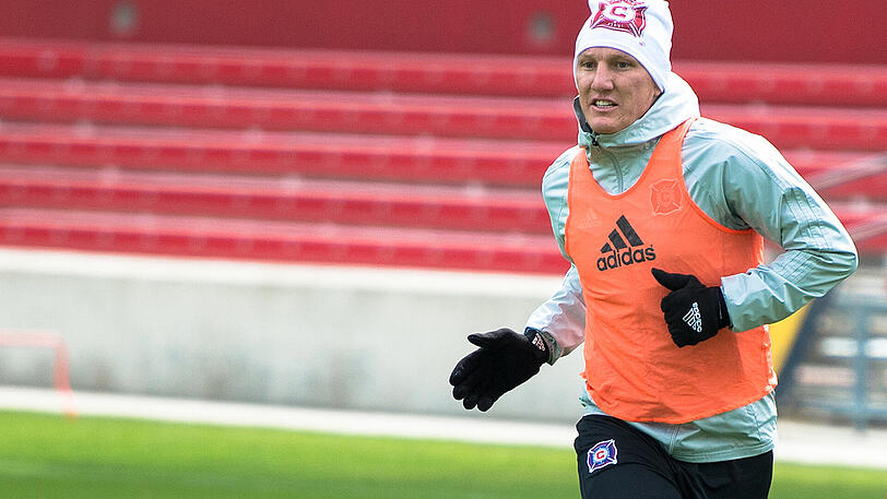 Bastian Schweinsteigers erstes Training bei Chicago Fire.