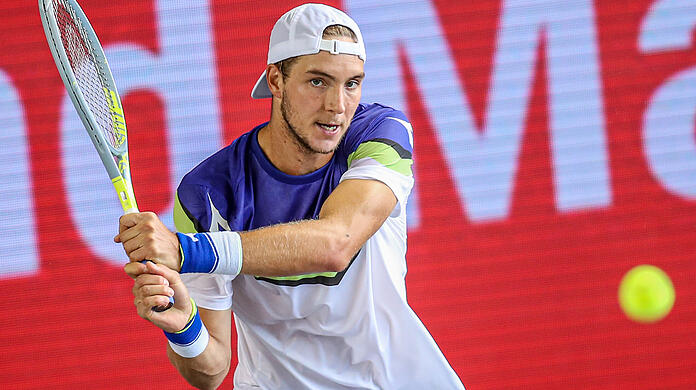 Jan-Lennard Struff: "Es ist speziell, aber ich bin happy, dass wir hier sein dürfen und spielen können." (Archivbild)
