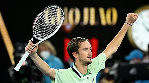 Der Russe Daniil Medwedew dürfte mit einem Finalsieg gegen Rafael Nadal den Spitzenplatz in der Weltrangliste übernehmen.