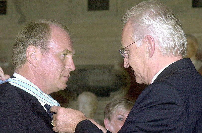 Hält viel von Uli Hoeneß: Der ehemalige Politiker Edmund Stoiber.