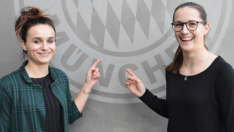 Laura Benkarth (rechts) unterschrieb einen Zweijahresvertrag bis 30. Juni 2020, Lina Magull bis 2021.