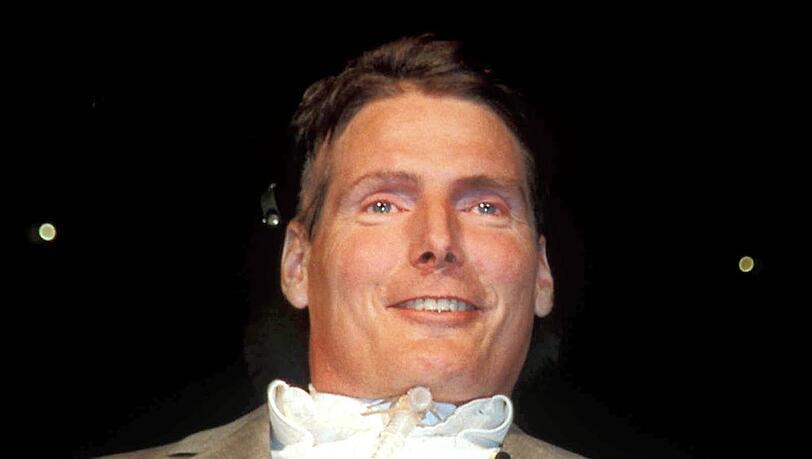 Christopher Reeve im Jahr 1998, rund drei Jahre nach seinem schweren Reitunfall.