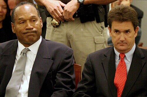 O.J. Simpson mit seinem Anwalt Yale Galanter