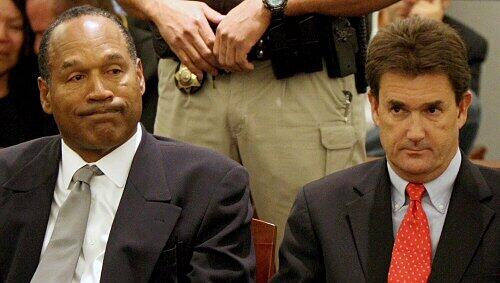 O.J. Simpson mit seinem Anwalt Yale Galanter O.J. Simpson mit seinem Anwalt Yale Galanter