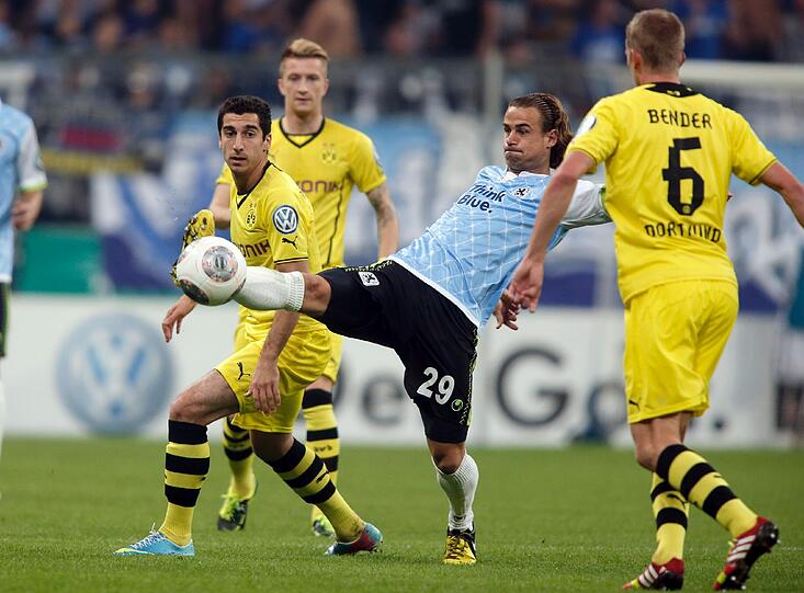 Yannick Stark beim Pokal-Spiel gegen den BVB.