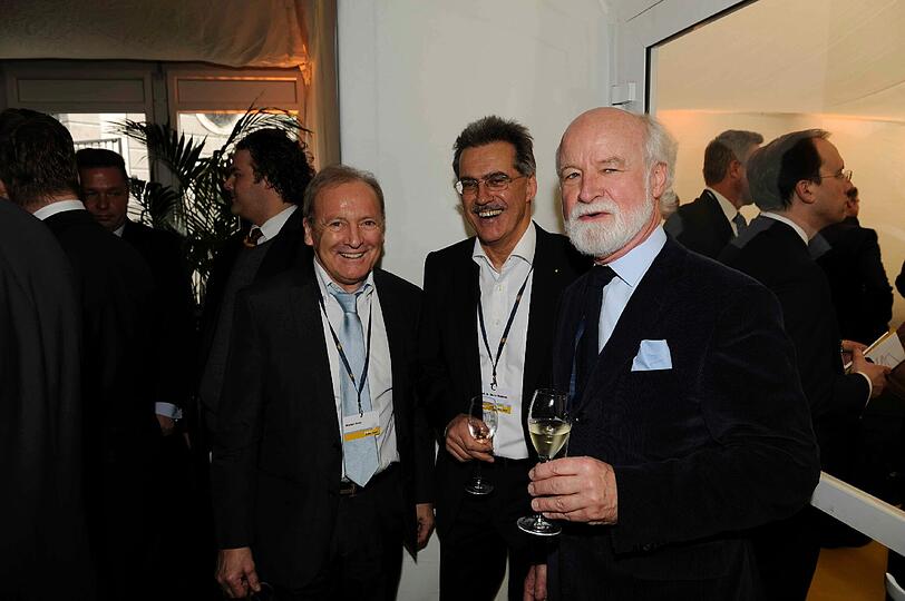 Durchaus heiter: Werner Heinz, Mario Theissen, Richard Gaul.