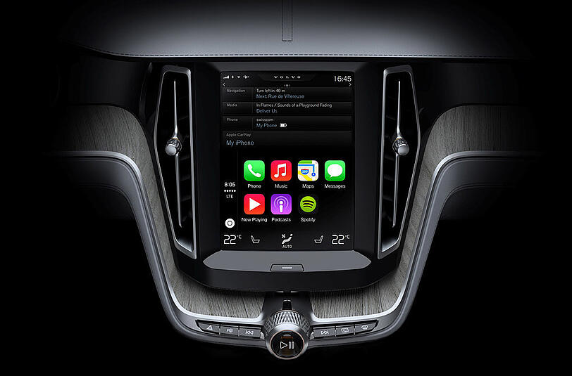 Auch Volvo will Apples CarPlay unterstützen.