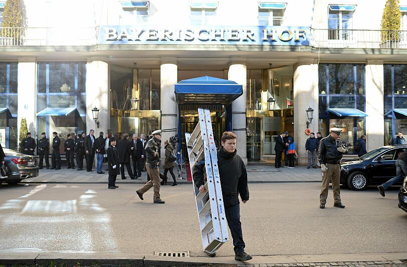 Wie jedes Jahr zur Sicherheitskonferenz verwandelt sich die Münchner Innenstadt zur Hochsicherheitszone.