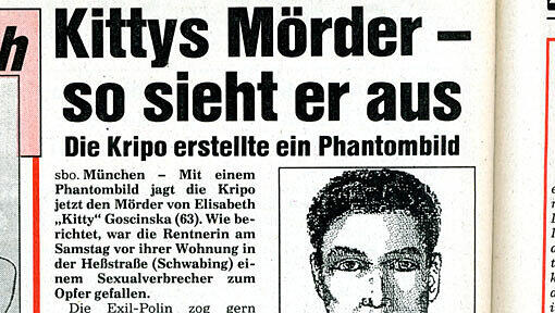 So berichtete die AZ im September 1990 über den Mordfall in Schwabing. So berichtete die AZ im September 1990 über den Mordfall in Schwabing.