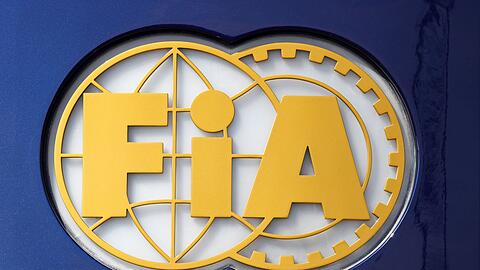 Das Logo der FiA (Federation Internationale de l'Automobile).