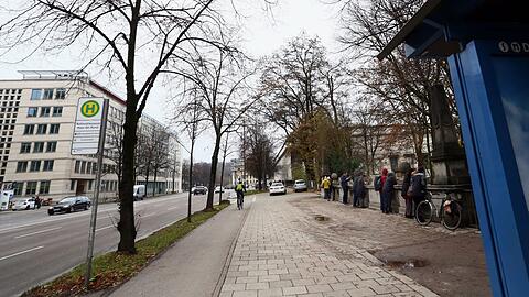 Auf Höhe der Eisbachbrücke müssen zu beiden Seiten der Prinzregentenstraße Bäume fallen.