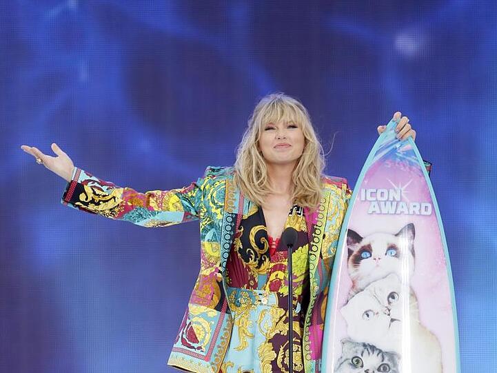 Taylor Swift nahm den Icon Award entgegen.