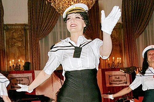 Ihr Auftritt war der Höhepunkt des Abends: Burlesque-Tänzerin Brittina Krech alias &bdquo;Sweet Chily&ldquo;.