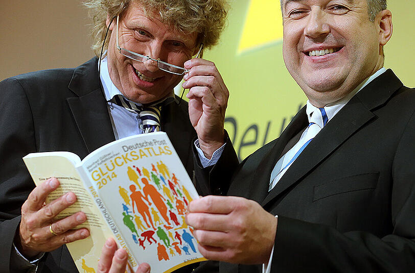 Gründe zur Freude gibt's überall: Aber wo in Deutschland gibt's die meisten? Das zeigt der neue Glücksatlas.