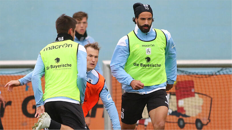 Kurzes Intermezzo beim TSV 1860: Adriano Grimaldi (re.).