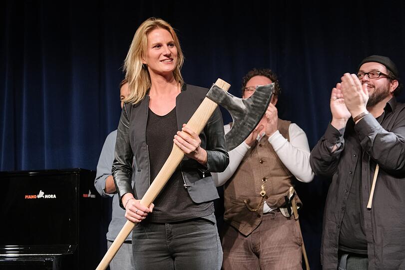 Gewinnerin Corinna Fuhrmann alias Lucy van Kuhl.
