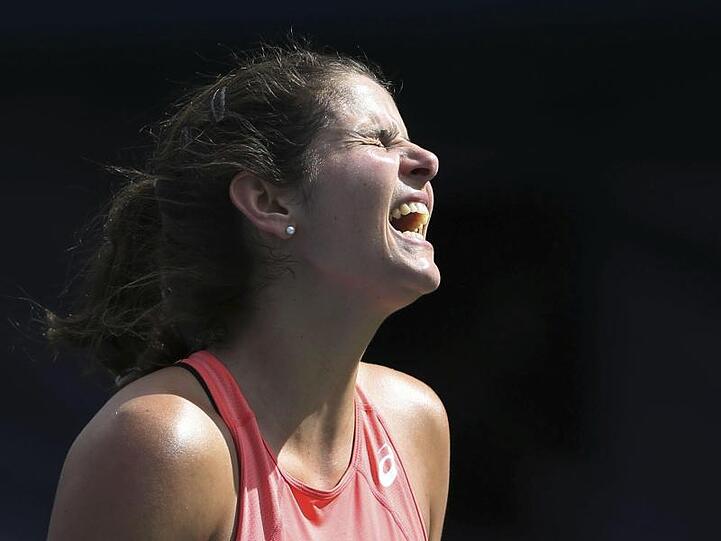 Julia Görges musste in Rom aufgeben.