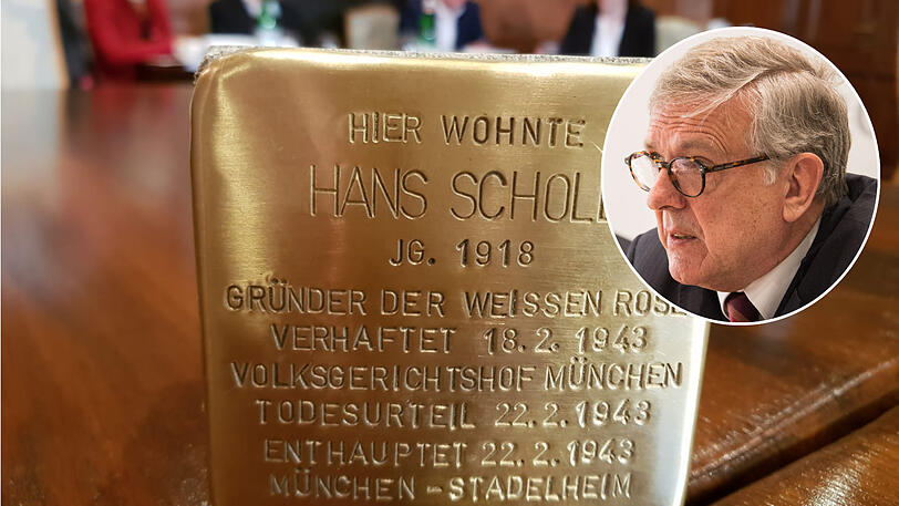 Hildebrecht Braun kämpft für die Stolpersteine in München.