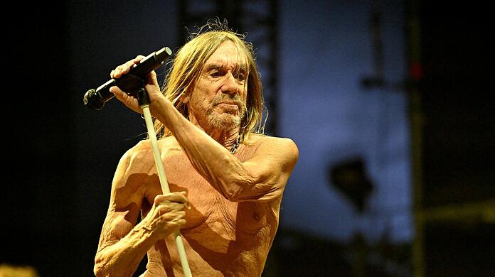 Iggy Pop bei seinem Konzert in der Musik-Arena.