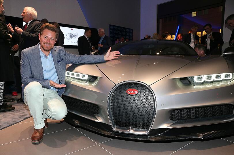 &bdquo;Der Wagen ist Testosteron pur&ldquo;, meint Sky-Moderator Gregor Teicher.