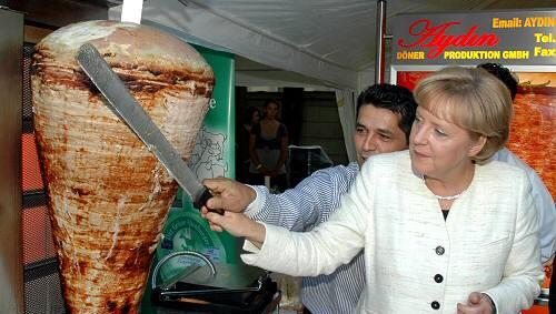Mit diesem Foto wirbt - rechtlich zweifelhaft - ein Döner-Restaurant in Odessa Mit diesem Foto wirbt - rechtlich zweifelhaft - ein Döner-Restaurant in Odessa