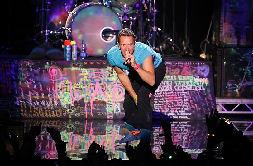 Die britische Rockband Coldplay eröffnete die MTV European Music Awards.
