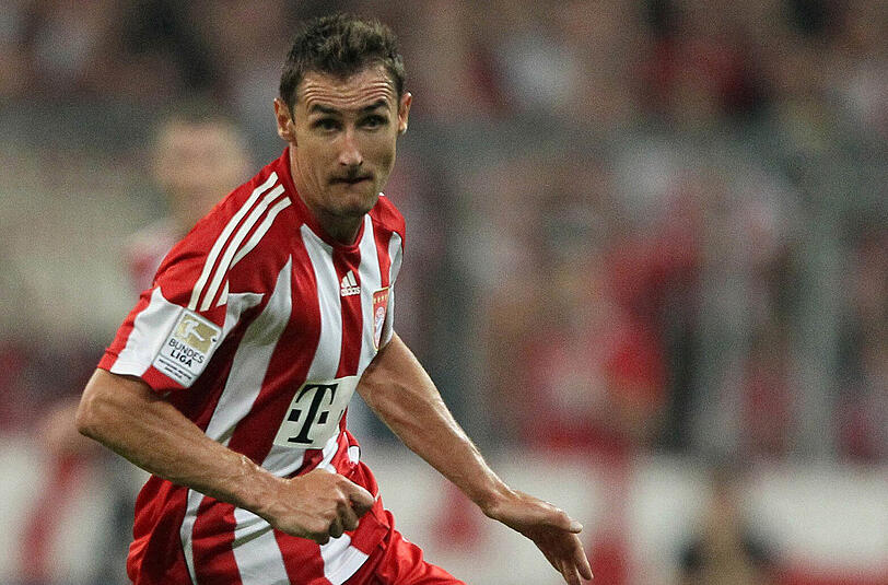 PLATZ 9 Miroslav Klose: In der Saison 07/08 kaufte der FC Bayern teuer ein: Vom SV Werder Bremen kam Miroslav Klose - für 15.000.000 Euro.