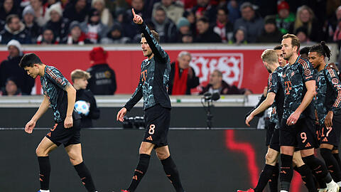 Die Bayern feierten gegen Stuttgart einen souveränen 3:1-Sieg.