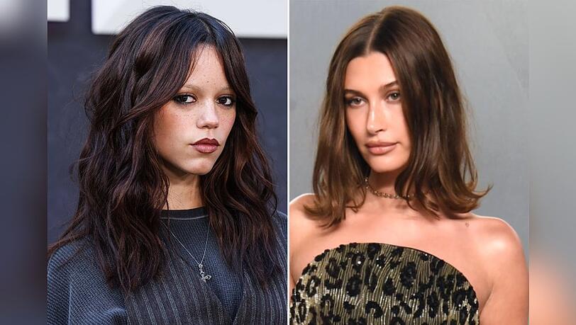 Ob Modern Shag oder Schulterl&auml;nge: Jenna Ortega (l.) und Hailey Bieber tragen zwei der Trendfrisuren des Fr&uuml;hlings.