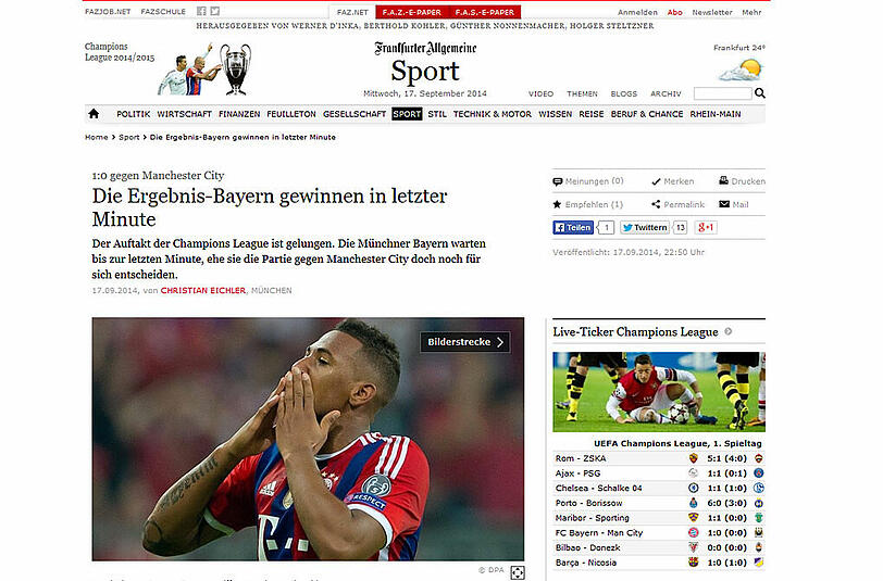 Die "Ergebnis-Bayern".