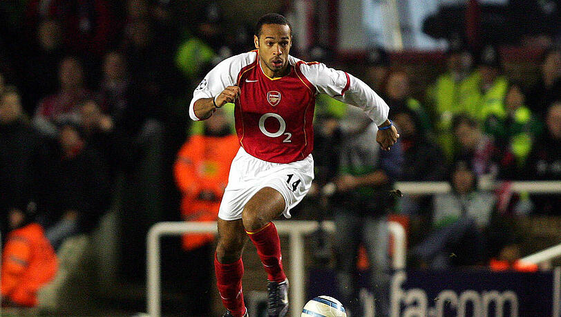 Thierry Henry: Von 1999 bis 2007 spielte der Franzose für Arsenal London und wurde vier Mal Torschützenkönig der Premier League. Thierry Henry: Von 1999 bis 2007 spielte der Franzose für Arsenal London und wurde vier Mal Torschützenkönig der Premier League.